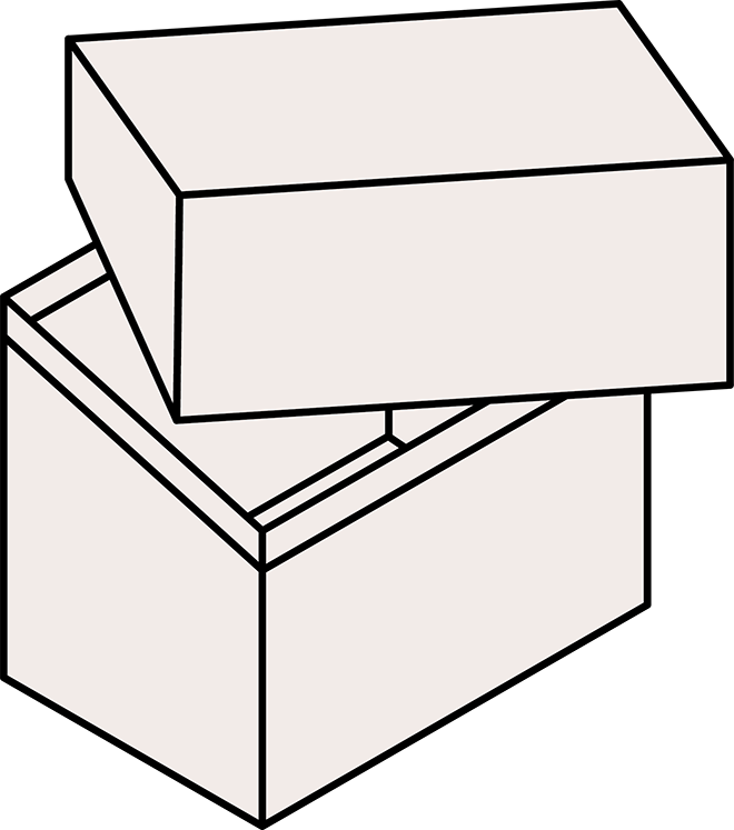 Dreiteilige Steckkassette - Variante 2