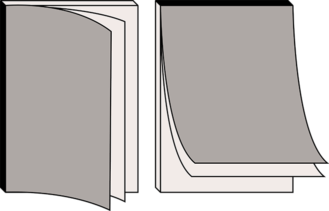 Notizblock mit Deckblatt