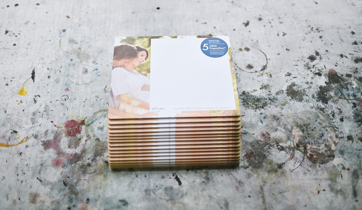 MousePad-Blocks mit Anti-Rutsch-Papier und individuellem Aufdruck