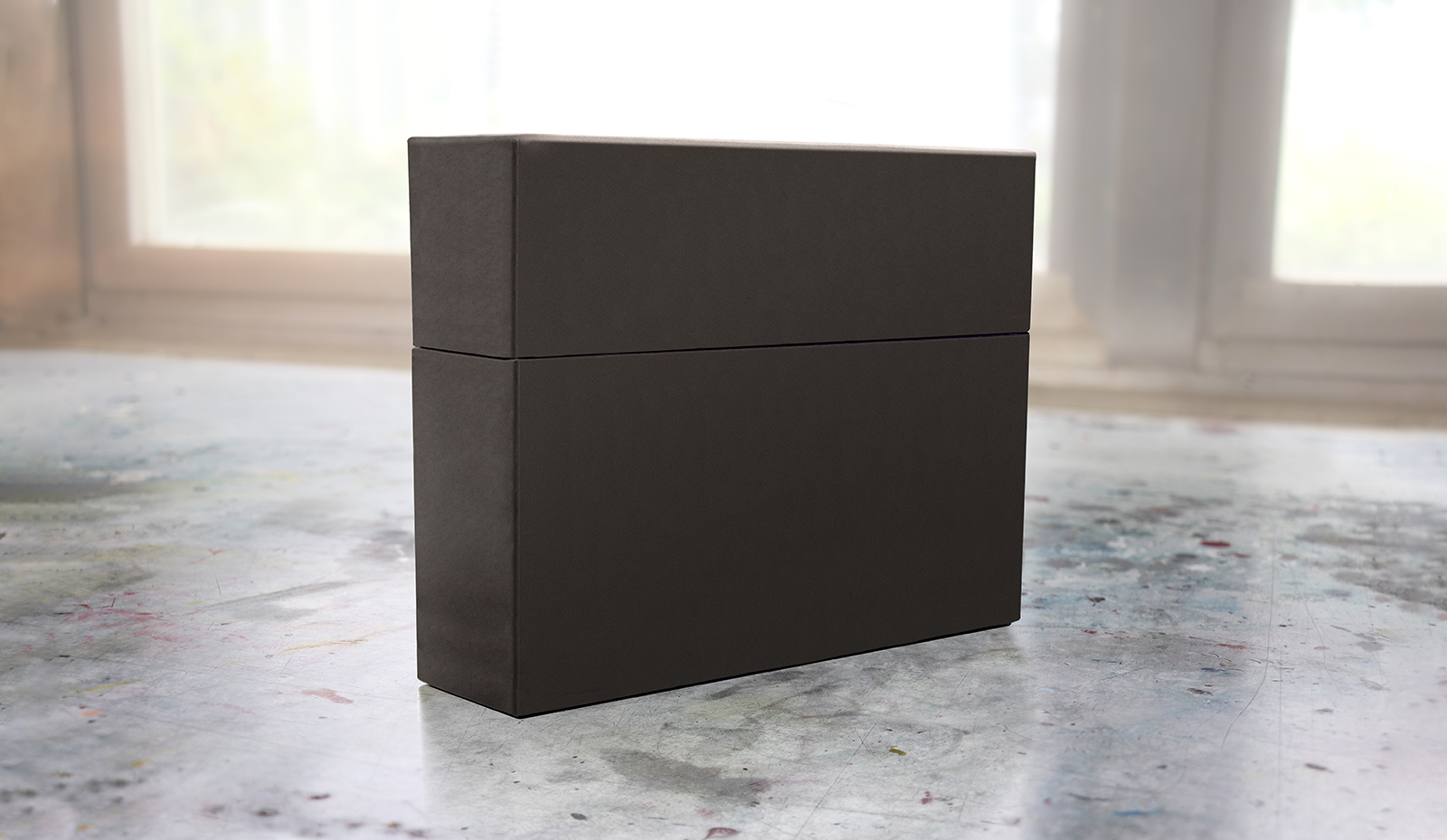 Dreiteilige Steckkassette (schwarz)