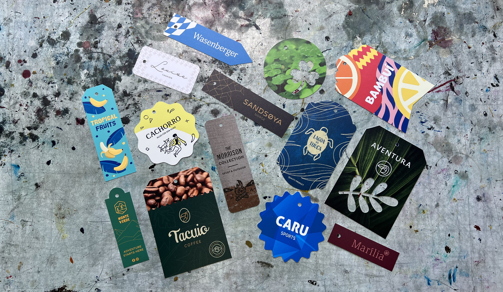 Hangtags Sammelbild (Anhängeetiketten)