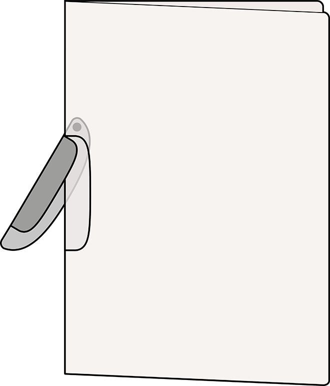 Poly-Klemmflügelhefter