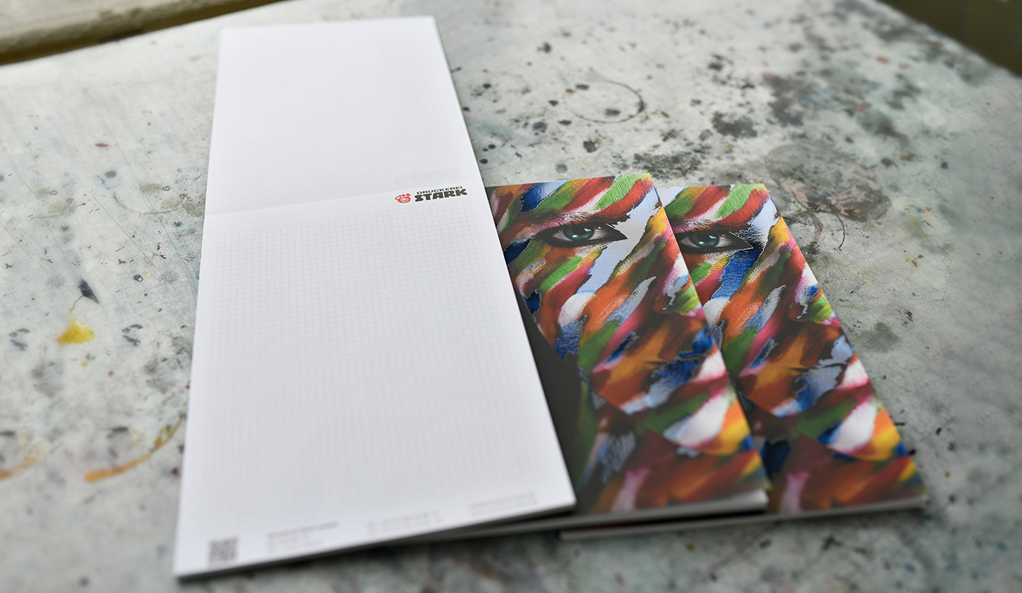 Notizblock mit Deckblatt
