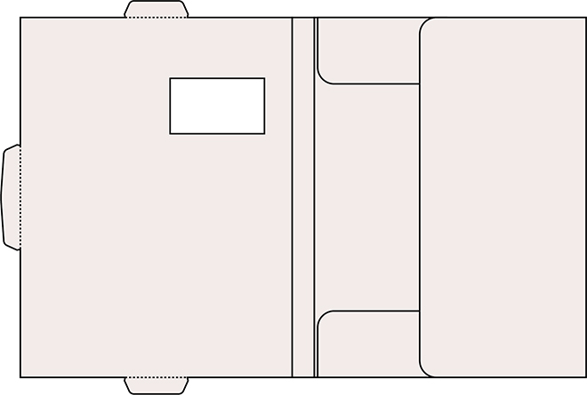 Versandmappe Nr. 02 - Versandmappe mit 18 mm Füllhöhe, Steckverschluss, Fensterstanzung