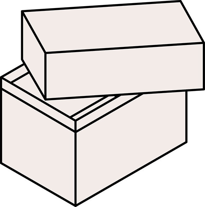 Dreiteilige Steckkassette - Variante 1