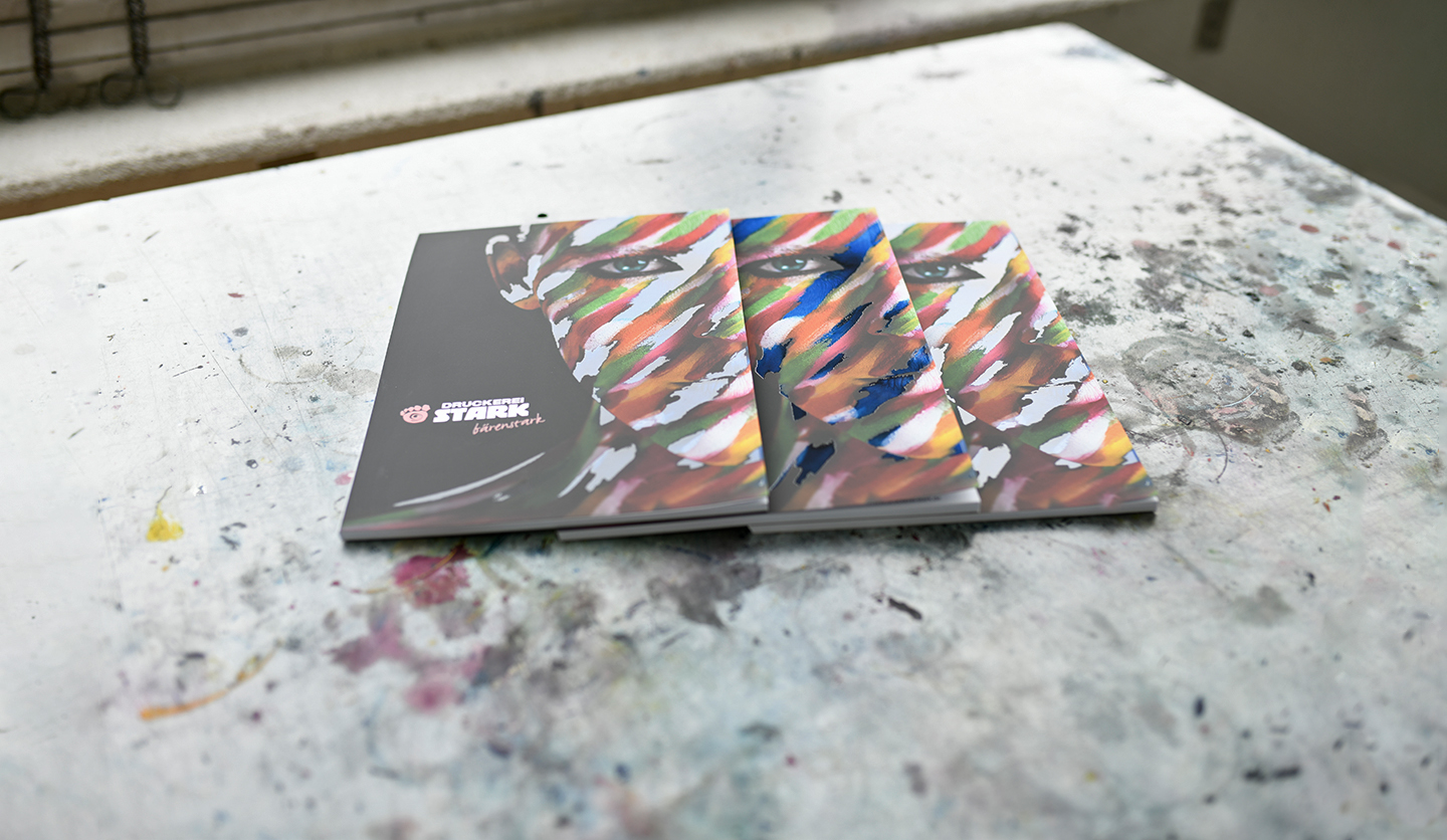 Notizblock mit Deckblatt inkl. partieller UV-Lackierung
