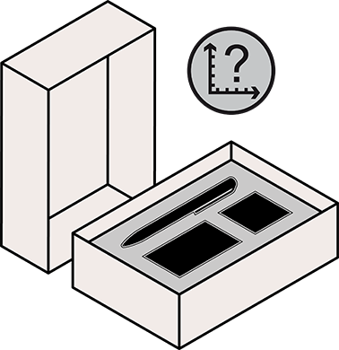 Inlay aus Karton