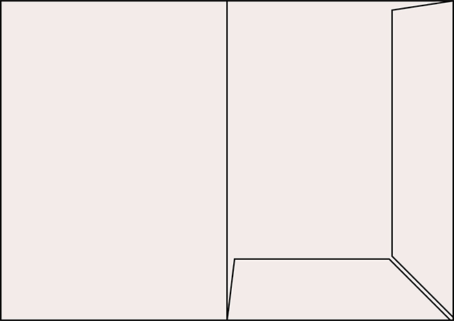Mappe Nr. 01 - Präsentationsmappe mit zwei Klappen