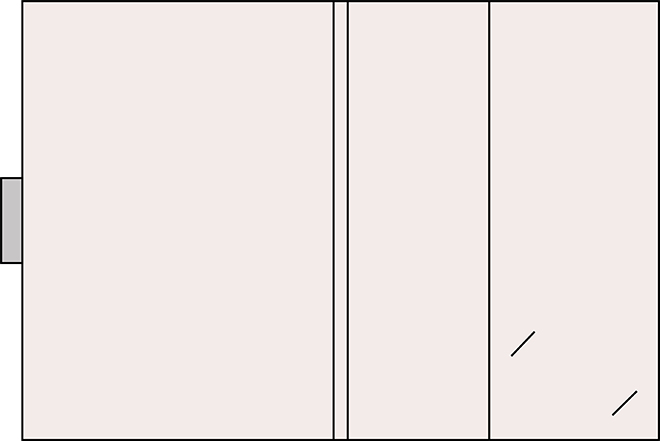 Magnetmappe Nr.3 - Praesentationsmappe mit Einsteckfach rechts, Schlitze für Visitenkarte sowie Magnetverschluss
