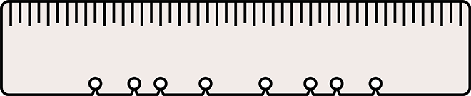PP-Lineal für Ringordner
